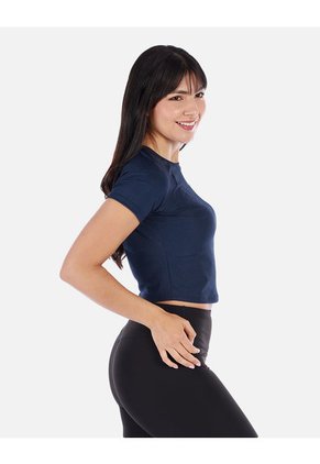 Camiseta Deportiva Corta Para Mujer Con Ajuste Cómodo