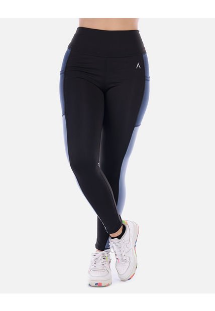 Leggings Deportivos De Mujer Con Bloques De Color