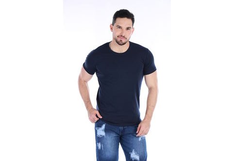 Camiseta Para Hombre Unicolor Básica Arequipe