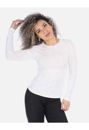 Camiseta Deportiva Manga Larga Unicolor