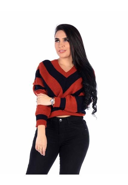 Buzo Tejido De Rayas