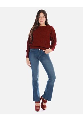 Buzo Tejido Con Diseño Calado Femenino