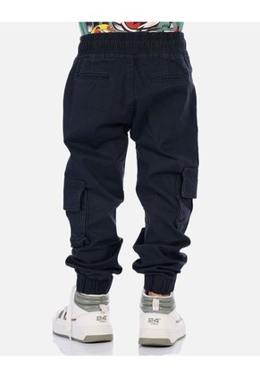 Jogger Cargo Para Niño Con Bolsillos Laterales Y Pretina Ajustable