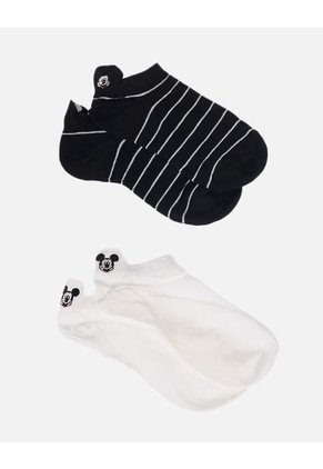 Pack X 2 Medias Tobilleras Mickey Mouse