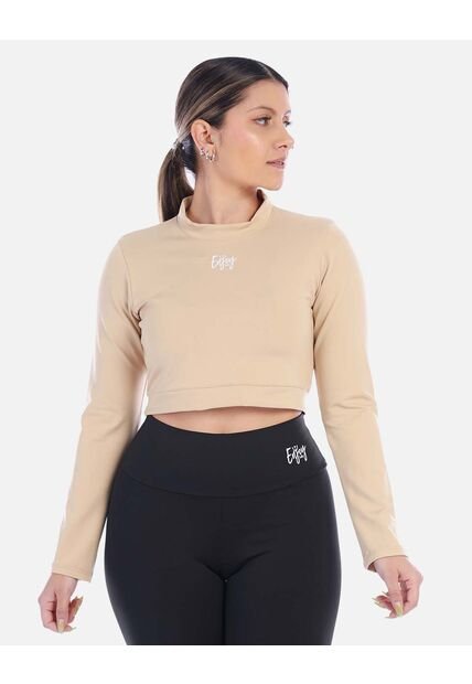 Camiseta Manga Larga Crop