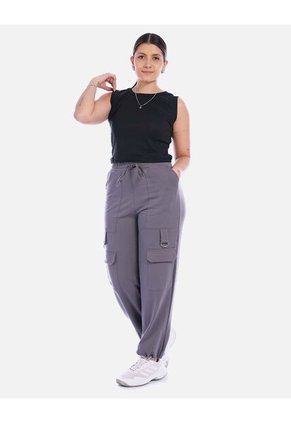 Pantalón Jogger Cargo Mujer Con Bolsillos Funcionales