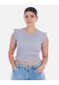 Blusa Crop Sin Mangas Para Mujer de Arequipe