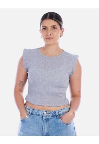 Blusa Crop Sin Mangas Para Mujer Arequipe
