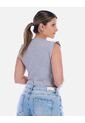 Blusa Crop Sin Mangas Para Mujer de Arequipe