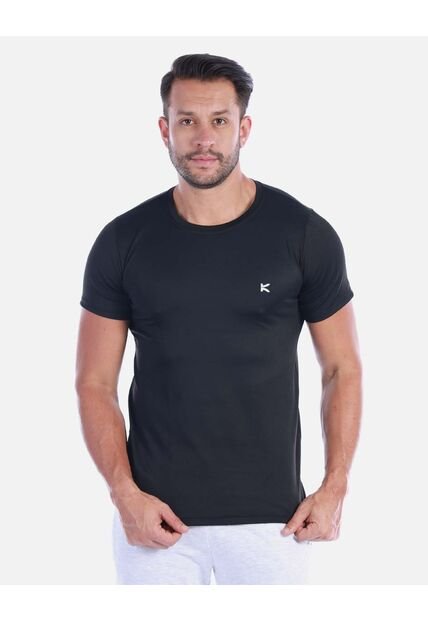 Camiseta Deportiva Hombre Negra