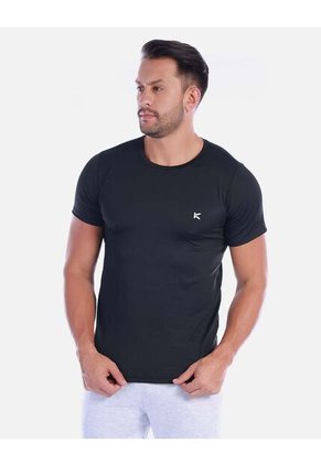 Camiseta Deportiva Hombre Negra