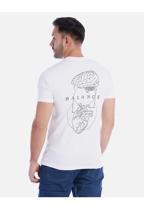 Camiseta Hombre Lettering Lineal