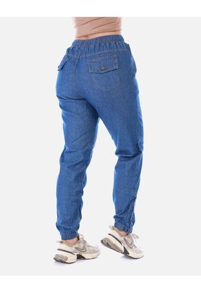 Jogger Denim Mujer Azul Índigo
