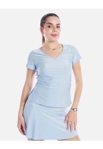 Camiseta Cuello En V Mujer De Estilo Casual Arequipe