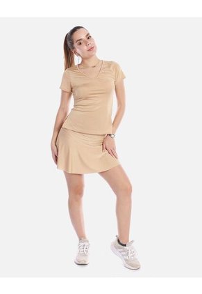 Camiseta Cuello En V Mujer De Estilo Casual