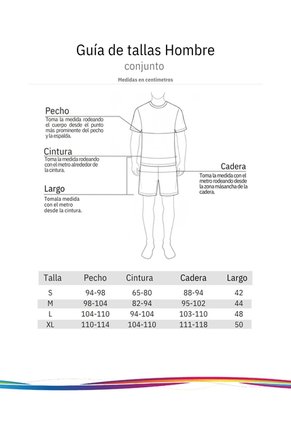 Conjunto Hombre Camiseta Y Pantaloneta
