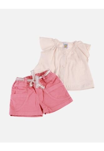 Conjunto Para Bebé Blusa + Short Arequipe