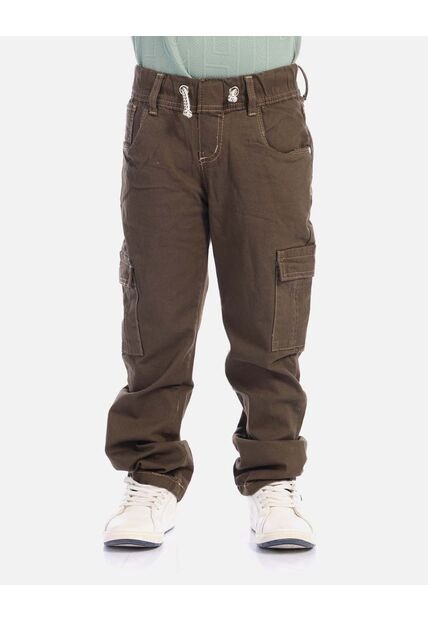 Pantalón Niño Casual Con Bolsillos Cargo