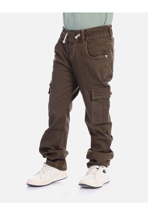 Pantalón Niño Casual Con Bolsillos Cargo