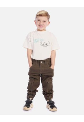 Jogger Cargo Niño Con Cordón Ajustable