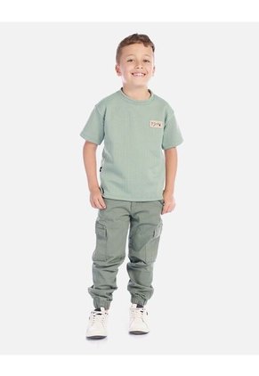 Jogger Cargo Niño Con Cordón Ajustable