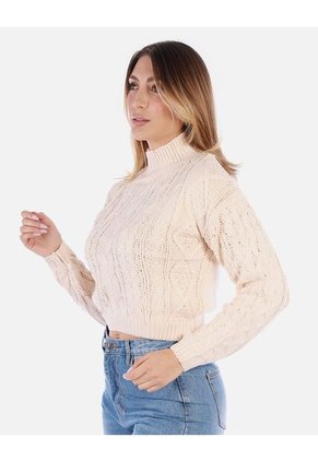 Suéter Trenzado Mujer
