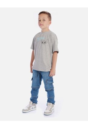 Camiseta Niño Con Estampado De Stitch