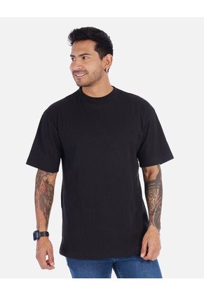 Camiseta Casual Cuello Alto Para Hombre