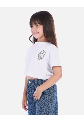 Camisa Para Niña Con Estampado De Conejo