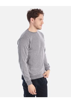 Suéter Tejido Para Hombre Cuello Redondo