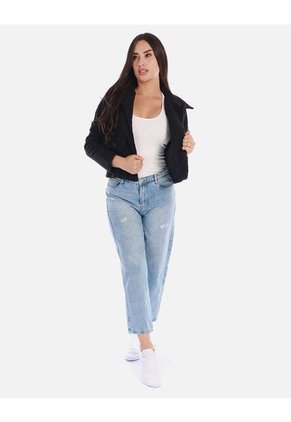 Chaqueta Corta Mujer Textura Suave