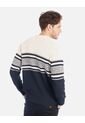 Suéter Tejido Para Hombre Con Franjas Modernas de Arequipe