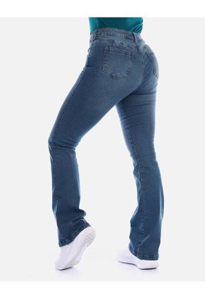 Jean Mom Tiro Alto Para Mujer