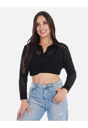 Buzo Calado Mujer Estilo Corto