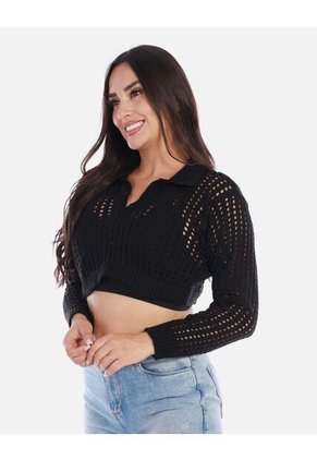 Buzo Calado Mujer Estilo Corto