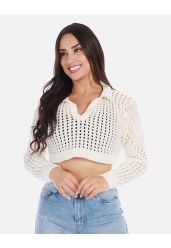 Buzo Calado Mujer Estilo Corto Arequipe