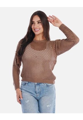 Buzo Calado Mujer Diseño Romántico