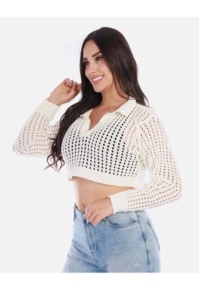 Buzo Calado Mujer Estilo Corto