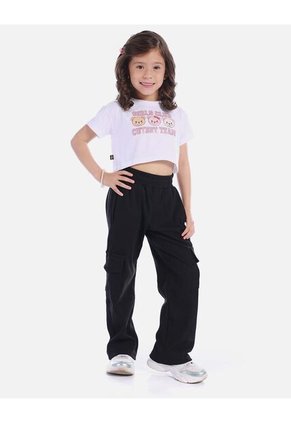 Pantalón En Rib Para Niña