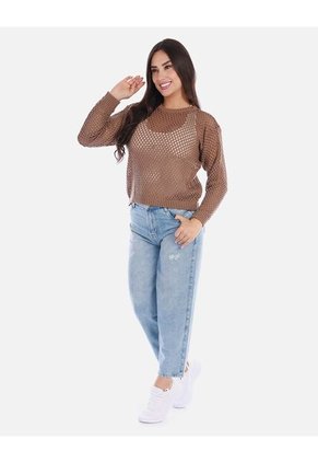 Buzo Calado Mujer Diseño Romántico