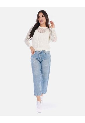 Buzo Calado Mujer Diseño Romántico