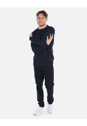 Suéter Trenzado Para Hombre Estilo Clásico