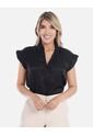 Blusa Mujer Con Detalle En Mangas de Arequipe