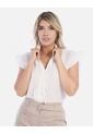 Blusa Mujer Con Detalle En Mangas de Arequipe