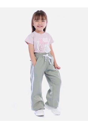 Pantalón Wide Leg Para Niña
