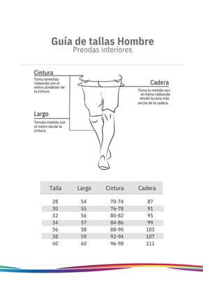 Pantaloneta Casual Hombre