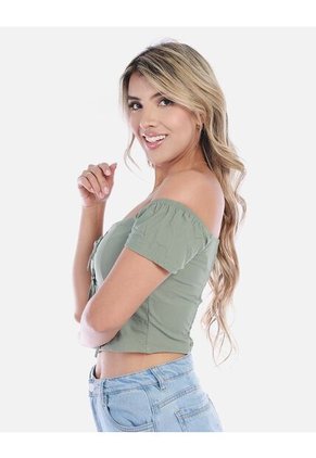 Blusa Femenina Con Escote Moderno