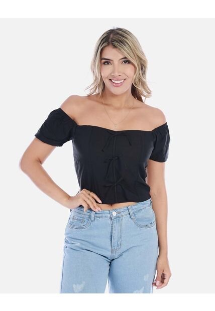 Blusa Femenina Con Escote Moderno