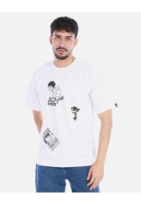 Camiseta Estampada Para Hombre Estilo Urbano