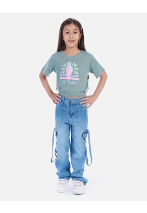 Jean Cargo Para Niña Cómodo Y Resistente | Arequipe